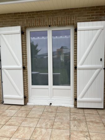 Porte-Fenêtre en PVC Blanc