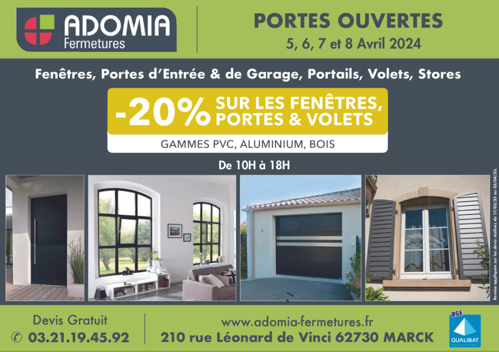PORTES OUVERTES : Adomia ouvre ses portes du 5 au 8 Avril !